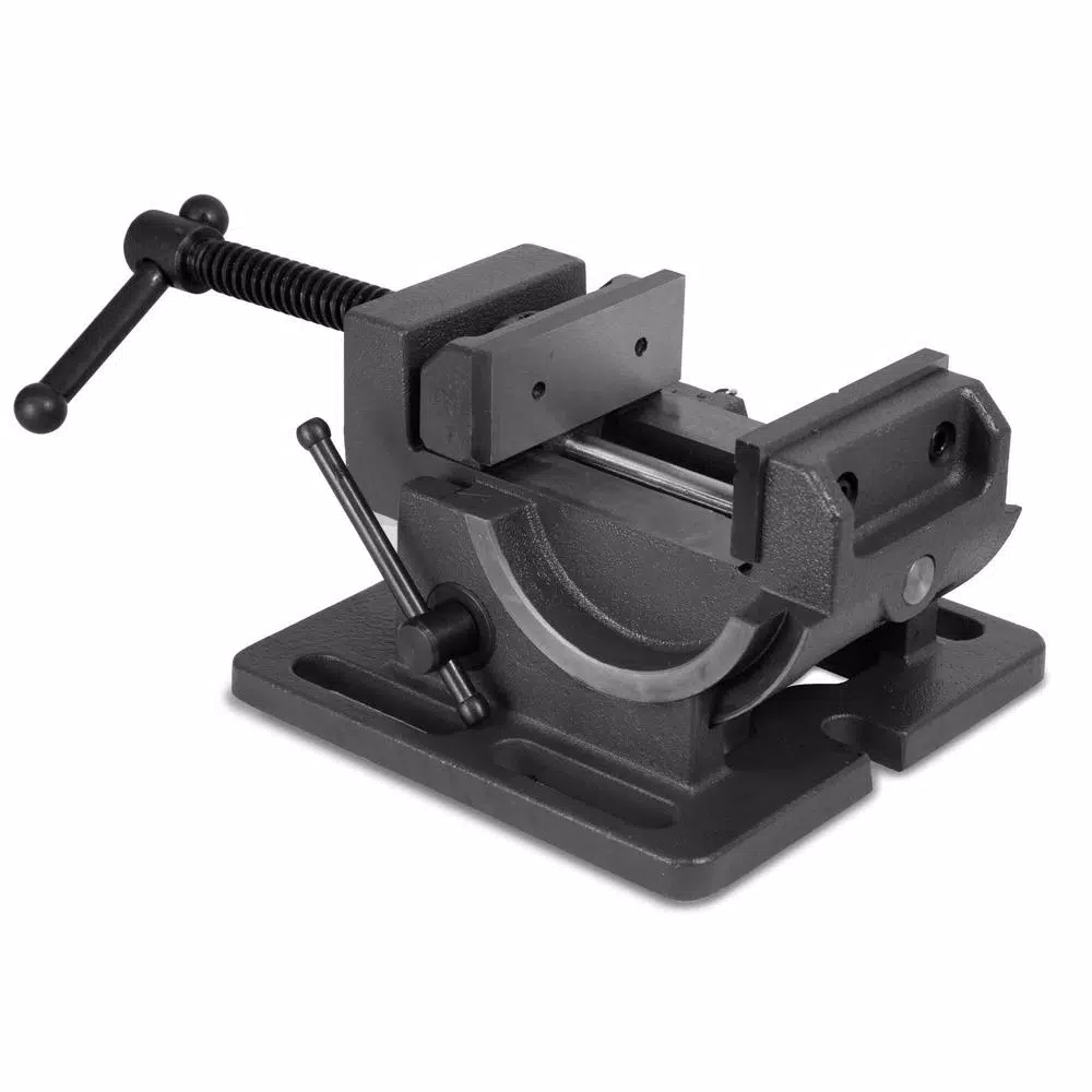 WEN 3.25 in. Industrial Strength Tilting Vise for Drill Press and Benchtop
