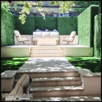 Ejoy Artificial Boxwood Hedge Greenery Panels, Dark Green, 20 in. x 20 in. (6-Piece Set) thumbnail 1