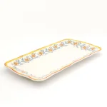 Euro Ceramica Duomo 16.75 in. Rectangular Stoneware Appetizer Platter thumbnail 1