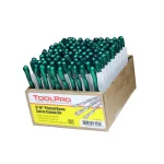 ToolPro 3/16 in. Piloted Down Spiral Cutout Bits, 100-Pack thumbnail 1