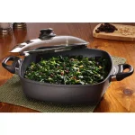 Swiss Diamond 5 Qt. Nonstick Square Cast Aluminum Casserole Dish with Glass Lid thumbnail 2