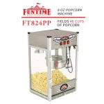 Funtime Palace Popper 8 oz. Hot Oil Kettle Popcorn Machine, Stainless Steel Countertop Popper thumbnail 2