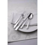 Oneida Chef's Table Hammered 18/0 Stainless Steel European Dinner Forks, Set of 12 thumbnail 4