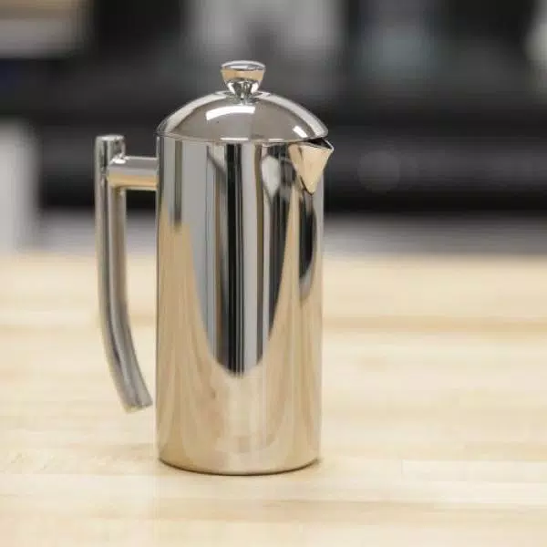 Frieling 2-Cup Mirror Finish Stainless Steel French Press, 16 fl. oz.