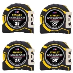 STANLEY FATMAX 25 ft. x 1-1/4 in. Auto Lock Tape Measure, 4-Pack thumbnail 1