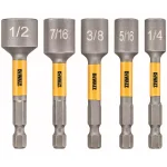 DEWALT MAX IMPACT 5-Piece Nut Driver Set, Impact Rated Hex Shank Nut Setters thumbnail 4