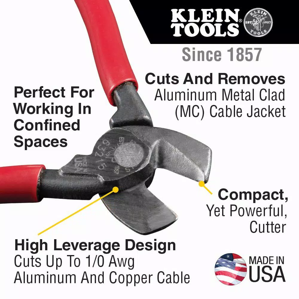 Klein Tools 2-Piece Compact Cable Cutter and Radial Stripper Tool Set