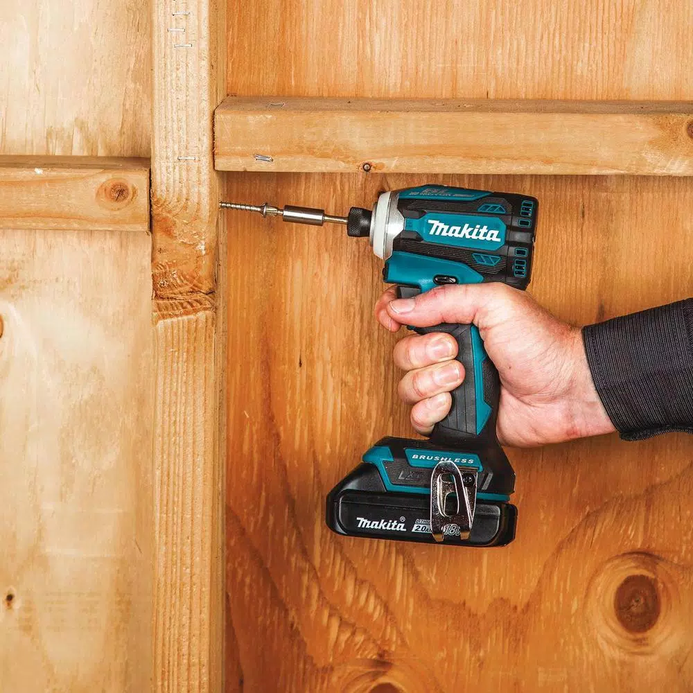 Makita 18V LXT Brushless 4-Speed Impact Driver Kit with 2 2.0 Ah Batteries and Charger