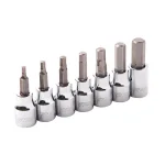Steelman 7-Piece 3/8 in. Drive Metric Hex Bit Socket Set thumbnail 1