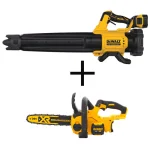DEWALT 20V MAX Cordless Brushless Blower and 12 in. Chainsaw Combo Kit with 5.0 Ah Battery and Charger thumbnail 1