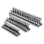 Husky 3-Piece Metric Socket Rack Set for 1/4 in., 3/8 in., and 1/2 in. Drives thumbnail 3