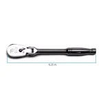 Capri Tools 1/4 in. Drive 72-Tooth Flex-Head Low Profile Ratchet thumbnail 2
