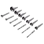 WEN 14-Piece Forstner Bit Set with Carrying Case, High Carbon Steel thumbnail 2