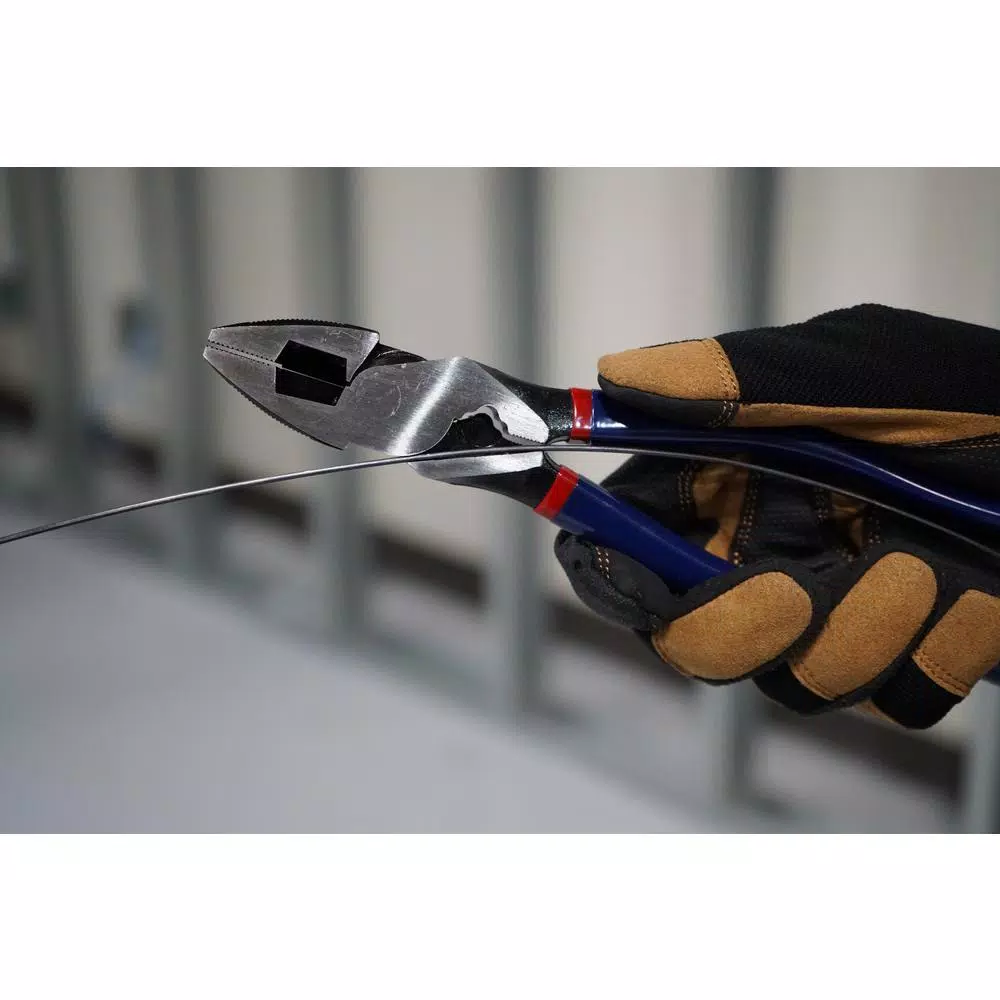 Southwire 9 in. High-Leverage Side Cutting Pliers with American Forged Steel