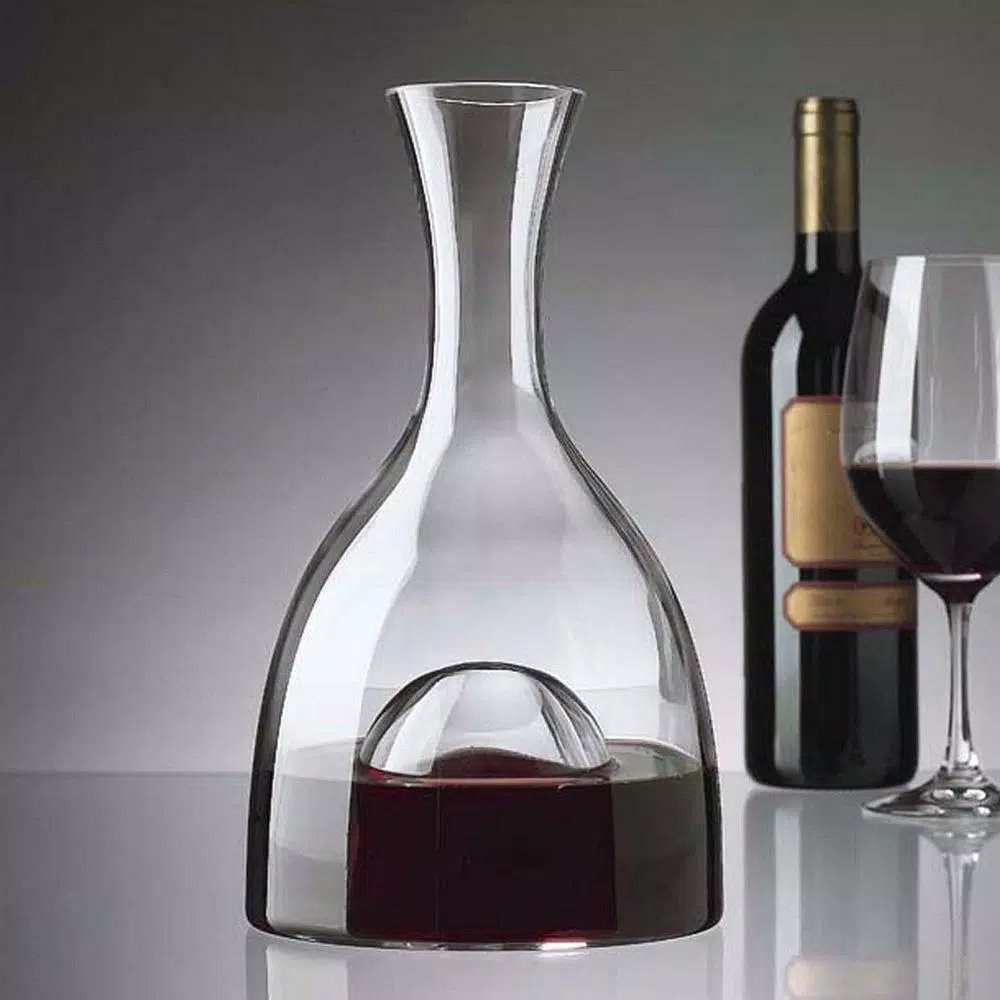 Wine Enthusiast 48 oz. Visual Wine Decanter - Lead-Free Crystal Glass