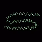 Starlite Creations 12 ft. Pre-Lit LED Green Single Braided Garland, Battery Operated (Bundle of 2) thumbnail 1