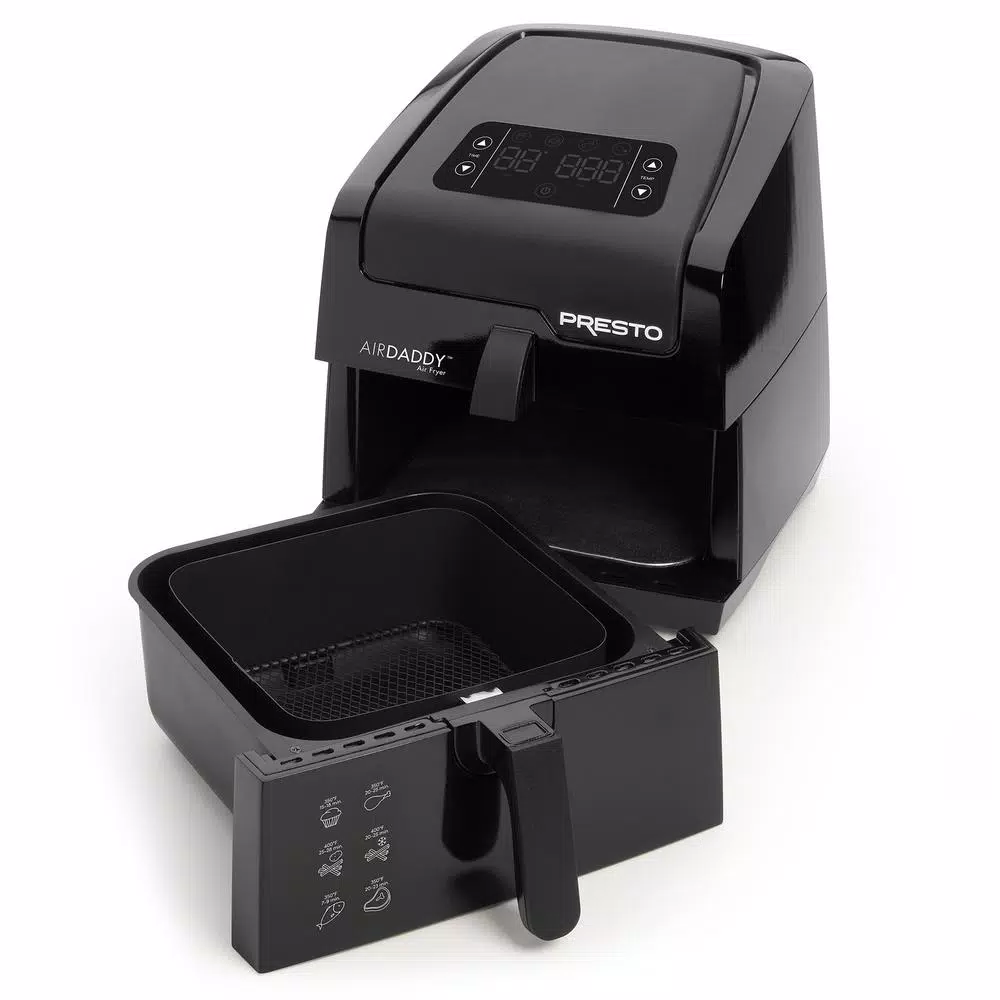 Presto Air Daddy Digital 4.2 Qt. Air Fryer, 1500W Convection Cooker with Touchscreen