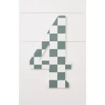 Jeff McWilliams Designs 18 in. Oversized Unfinished Wood Number 4 - Industrial Wall Decor thumbnail 2
