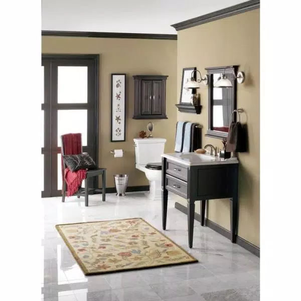 MOEN Brantford 18 in. Single Towel Bar, Brushed Nickel, Transitional Style