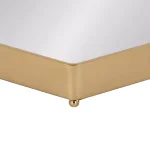 Kate and Laurel Joelyn Gold Metal Decorative Trays, Mid-Century Modern Glam Nesting Set thumbnail 3