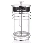 GROSCHE Madrid 3-Cup French Press Coffee and Tea Maker, Chrome Housing with Borosilicate Glass thumbnail 5