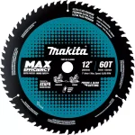 Makita 12 in. 60T Carbide-Tipped Max Efficiency Miter Saw Blade thumbnail 1
