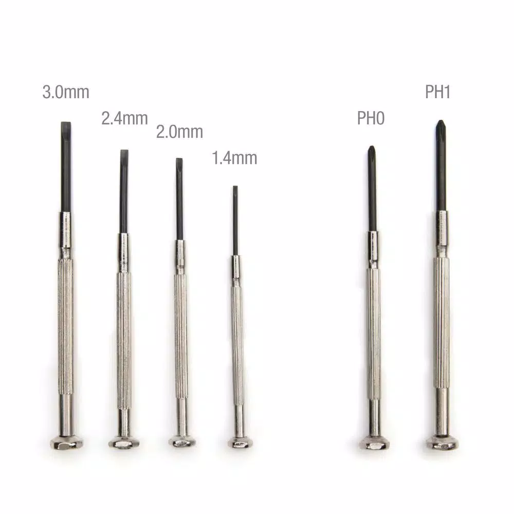 Steelman 41799 Precision Phillips and Slotted Screwdriver Set, 6-Piece Carbon Steel Tool Kit