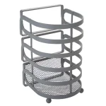 Kitchen Details Oversized Utensil Holder - Gray Steel Utensil Crock thumbnail 2