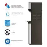 Brio Tri-Temp 2-Stage Bottleless Water Cooler with UV Self-Cleaning and Filtration, Stainless Steel thumbnail 5