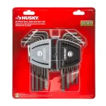 Husky 26-Piece SAE and Metric Ball End Hex Key Set thumbnail 2