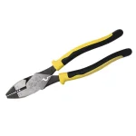 Klein Tools 9 in. High-Leverage Side Cutting Pliers with Wire Stripper and Crimper thumbnail 5