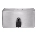 Alpine Industries Alpine 424-SSB 1200ml Stainless Steel Horizontal Manual Liquid Soap Dispenser thumbnail 2