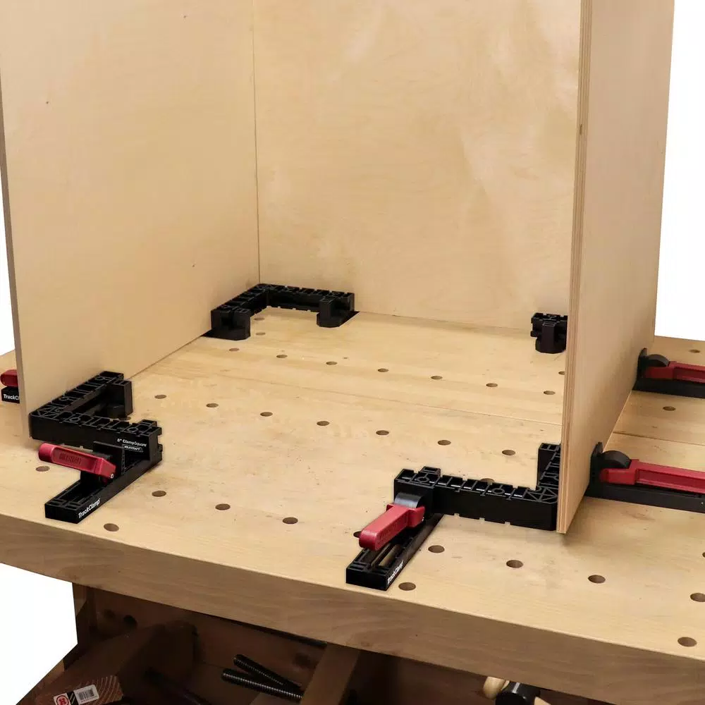Milescraft TrackClampKit100 90-Degree Corner Clamp Track Kit, 5-Piece Set