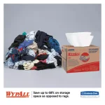 WYPAll X80 HydroKnit Wipers, White, 12.5 x 16.8 in, 160 Per Box thumbnail 2