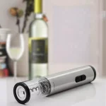 Ovente Electric Wine Bottle Opener with Foil Cutter and LED Light, Stainless Steel, Silver thumbnail 8