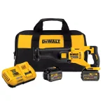 DEWALT FLEXVOLT 60V MAX Cordless Brushless Reciprocating Saw Kit with (2) 6.0Ah Batteries & Bonus Hammer Drill thumbnail 4