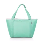 Picnic Time Topanga 9 Qt. Teal Insulated Cooler Tote Bag thumbnail 1
