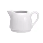 Oneida Tundra 6.5 oz. White Porcelain High Alumina Creamers, Set of 36 thumbnail 1