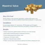 Moen Voss Single-Handle Tub and Shower Faucet with Moentrol Valve, Brushed Nickel thumbnail 3