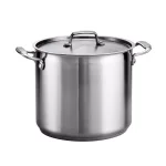 Tramontina Prima 12 Qt. Stainless Steel Tri-Ply Stock Pot with Lid thumbnail 1