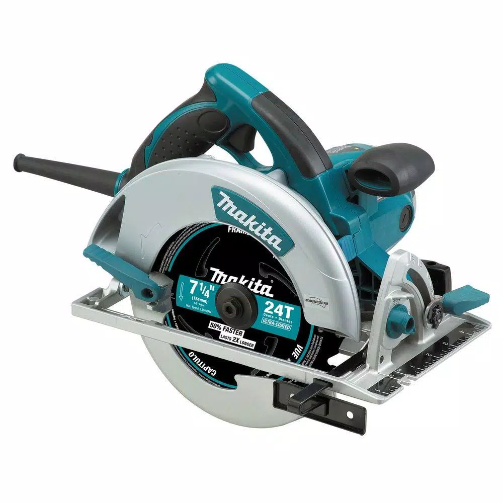 Makita 5007MG 7-1/4 in. 15 Amp Corded Magnesium Circular Saw with LED Light and Hard Case