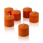 Light In The Dark Orange Unscented Votive Candles, 10 Hour Burn Time (Set of 12) thumbnail 2