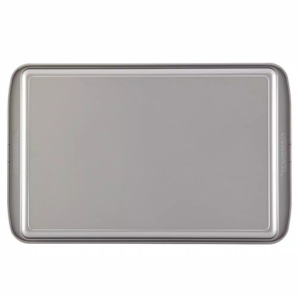 Farberware 3-Piece Nonstick Steel Cookie Pan Set, Gray