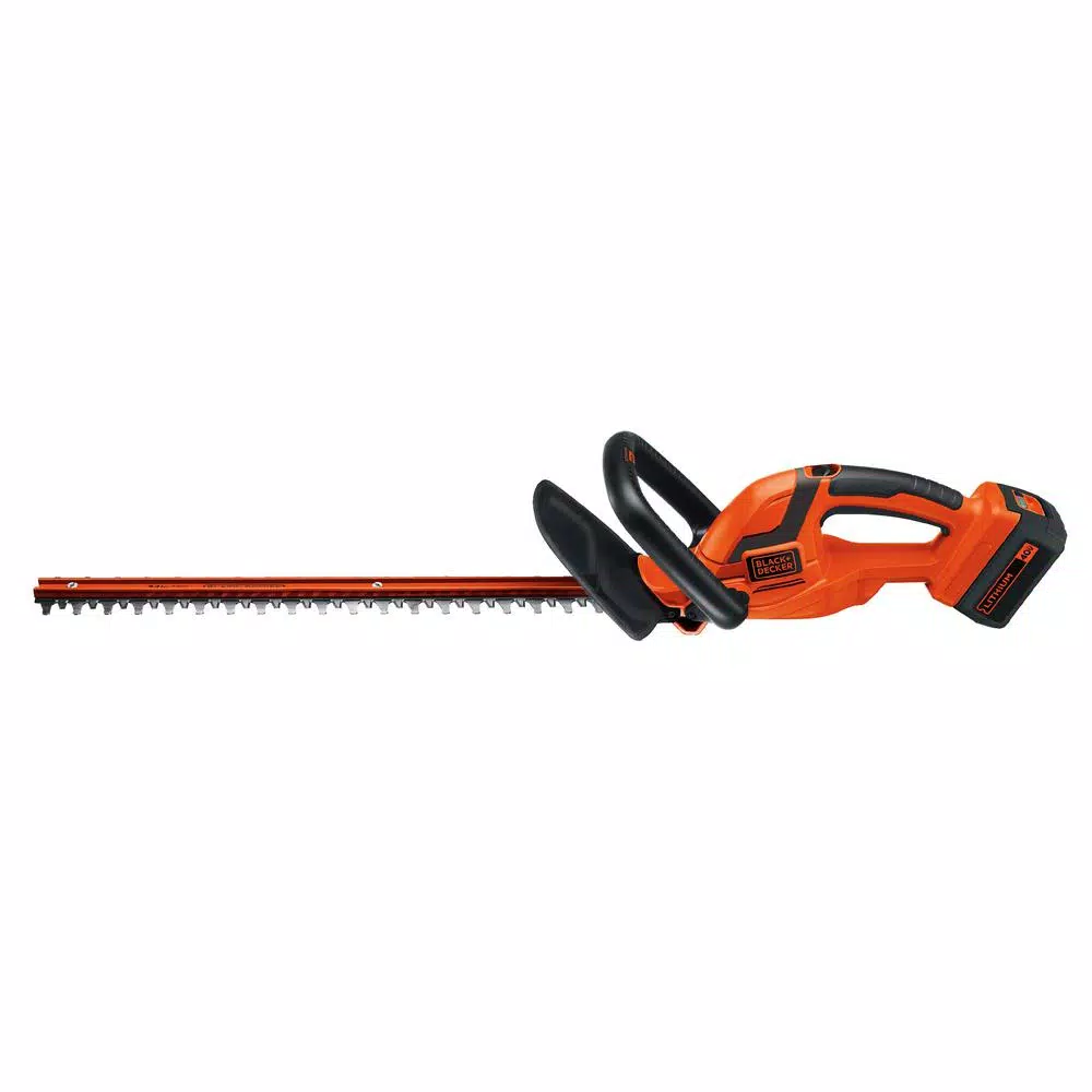 BLACK+DECKER 24 in. 40V MAX Cordless Lithium-Ion Hedge Trimmer with 1.5 Ah Battery and Charger