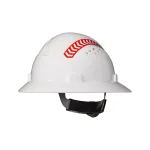 COAST SH300 Vis-Safe High-Visibility Reflective Full Brim Hard Hat, White thumbnail 1