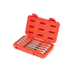 TEKTON 3/8 in. Drive Long Hex Bit Socket Set, 10-Piece Metric thumbnail 2