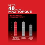 Milwaukee M12 FUEL 12V Brushless Cordless 1/4 in. Extended Reach Ratchet Kit with 2.0 Ah Battery thumbnail 7