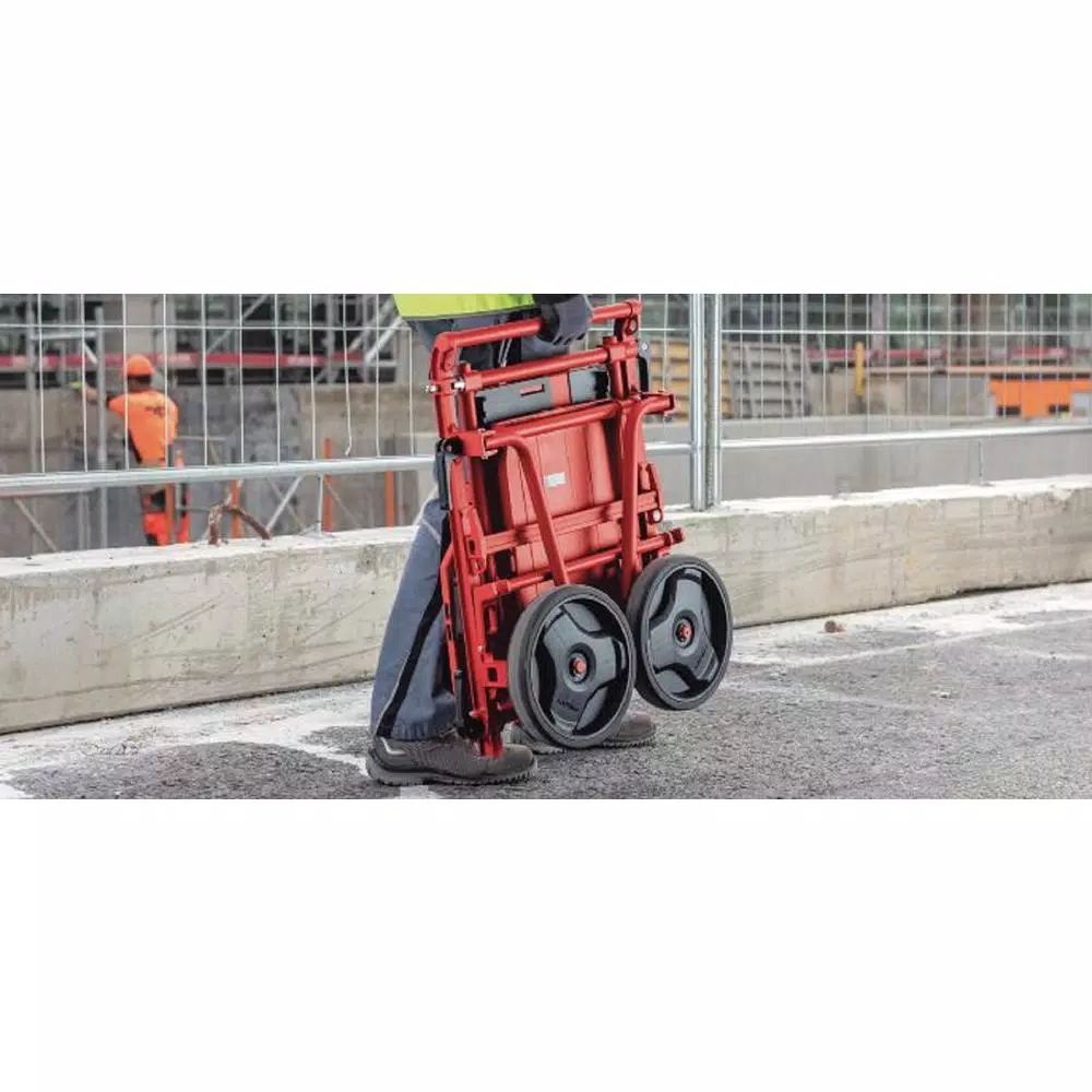 Hilti REDiPAK Folding Hand Truck/Dolly with 3-Shelves and Straps, 330 lbs Capacity