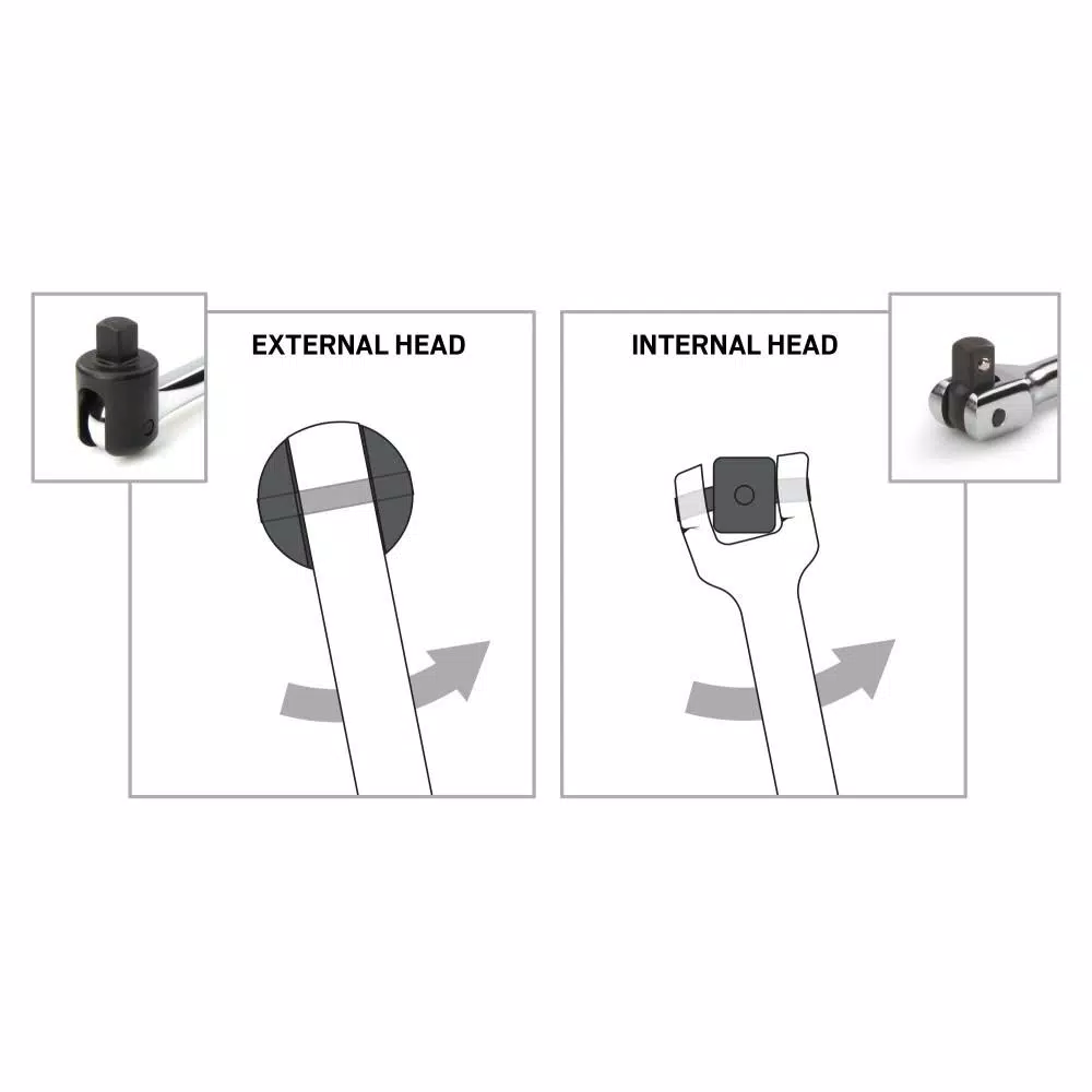 TEKTON 3/4 in. Drive x 40 in. Breaker Bar with 230° Pivoting Head
