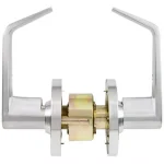 Universal Hardware Commercial Heavy Duty Storeroom Door Lever, Satin Chrome, 2-3/4 in. Backset thumbnail 3